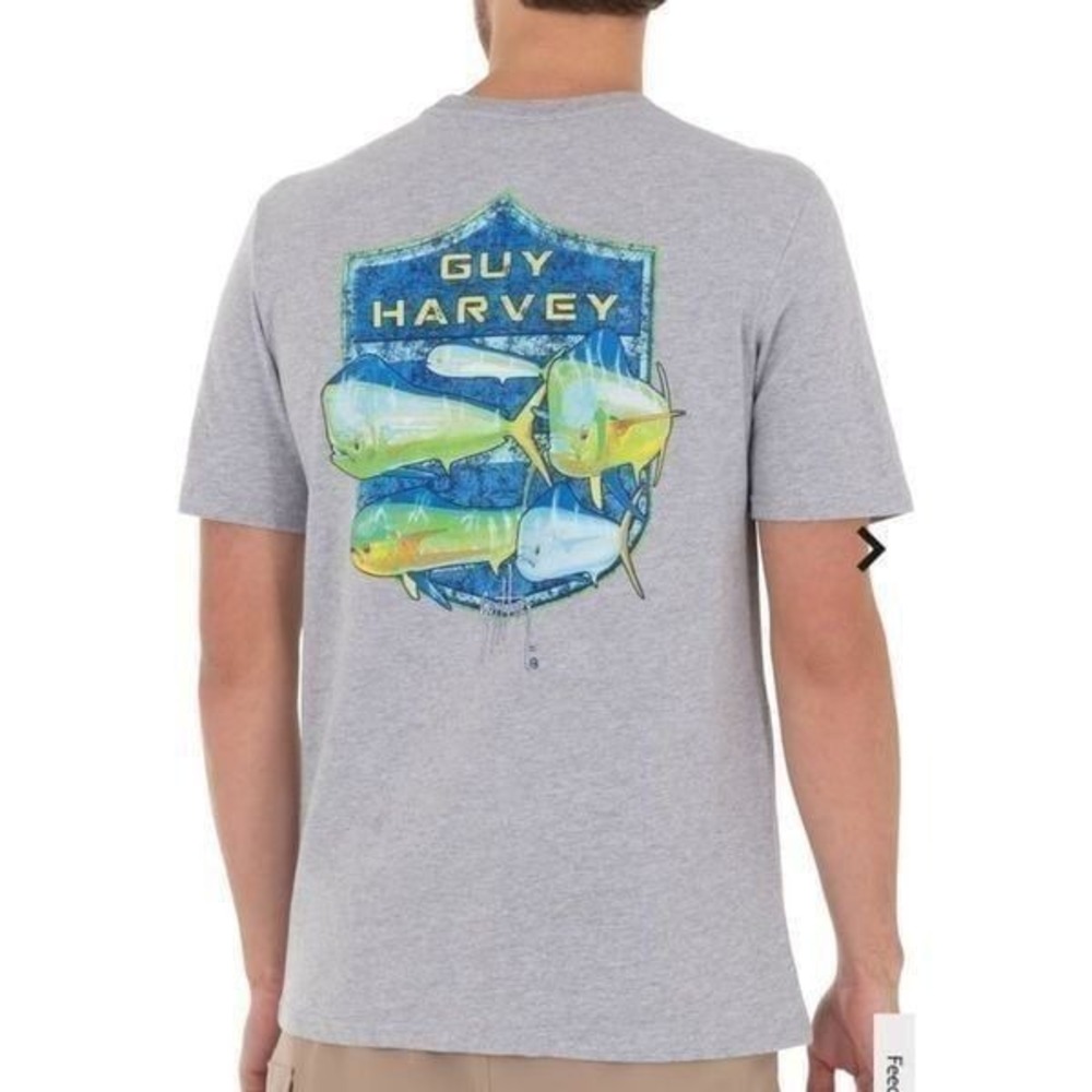 Guy Harvey Mahi Shield Short-Sleeve T-Shirt for Men XL